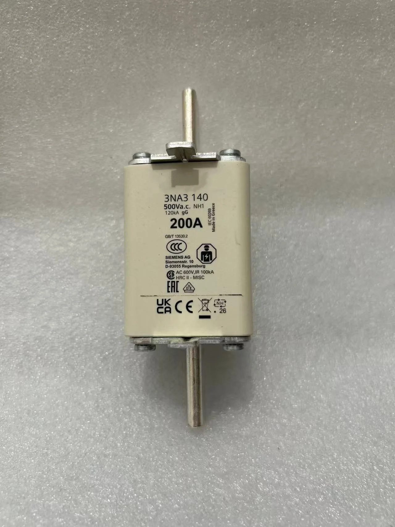 3NA3140 NH1-200A （3NA3140） LV HRC fuse element
