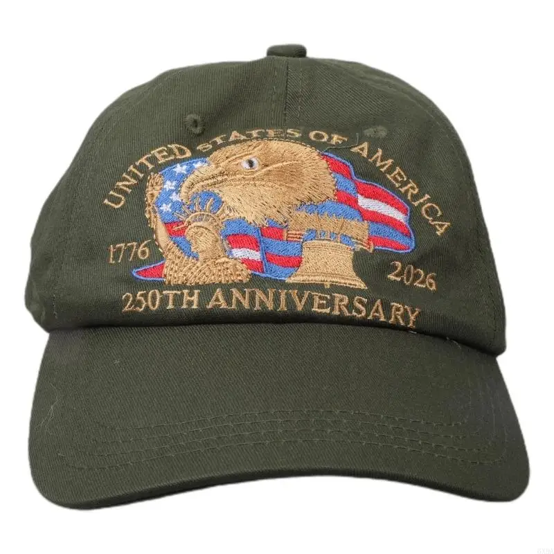 Bird Printed Patriotic Baseball Cap Dad Hat Classical Low Profile Cloth Hat for Men Women Constructed with Fabric 6XDA