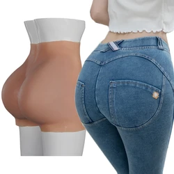 Silicone Fake Vagina Panty Thickened hip Shaping Pants Crossdresser Transgensers can be inserted