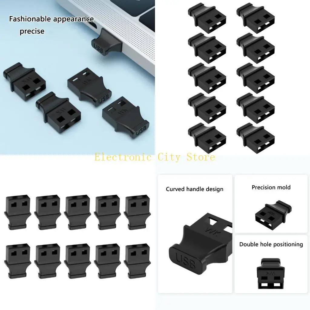 

Usb -пыли с эргономичной ручкой для защиты защиты порта Hu8d