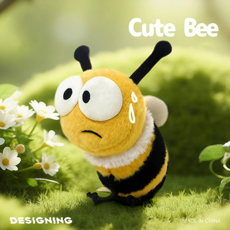Hot Creative Mosquito Bee Cockroach Insect Serie Plush Toy Funny Stuffed Animal Doll Soft Honeybee Toy Plushie Unique Funny Gift
