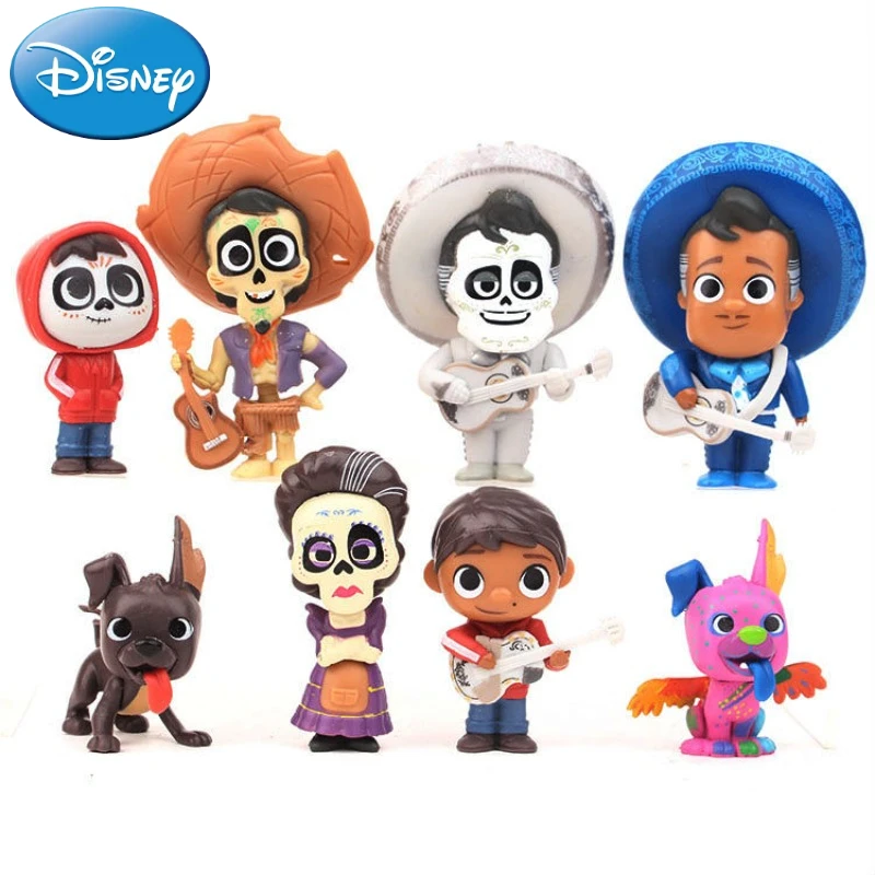 8 шт./набор, фигурки героев мультфильма «Коко»