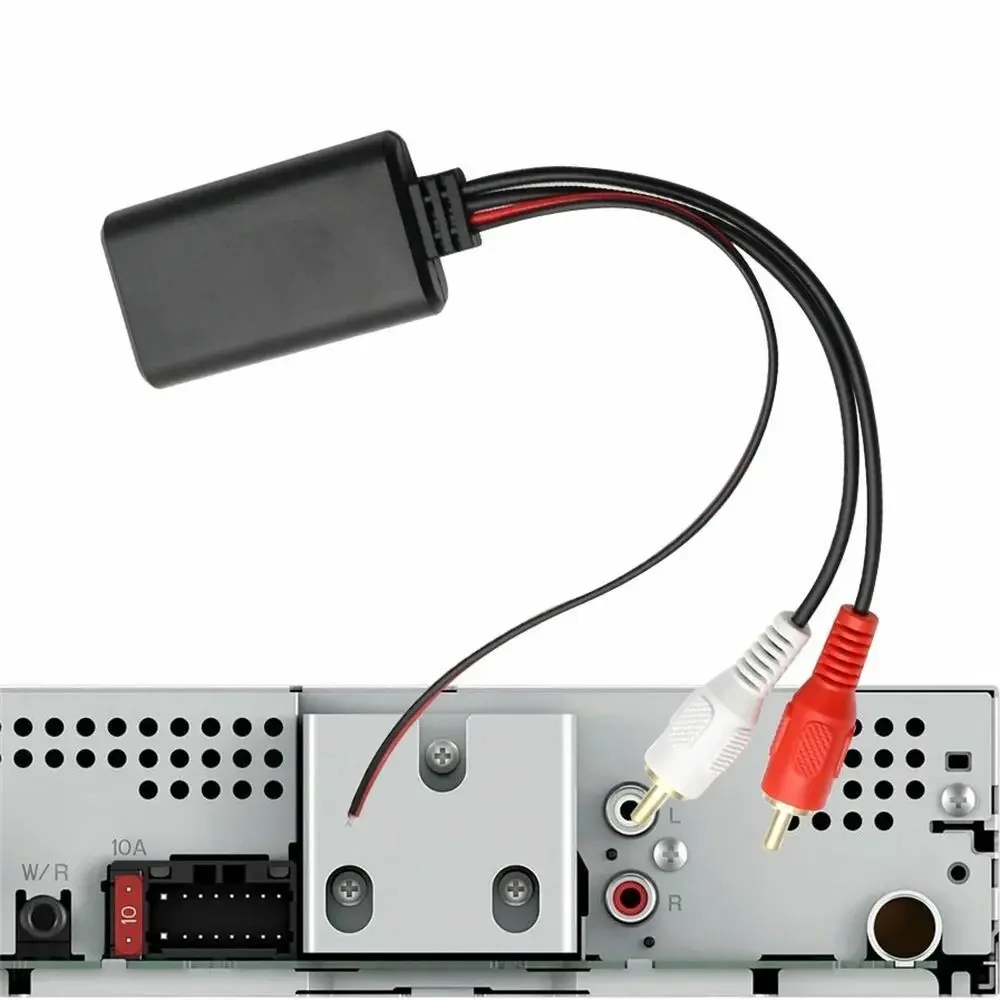 Universal Wireless Bluetooth Audio Module Adapter 2 RCA Aux Auxiliary Cable For Car Stereo Vehicle Music Player Sound Parts