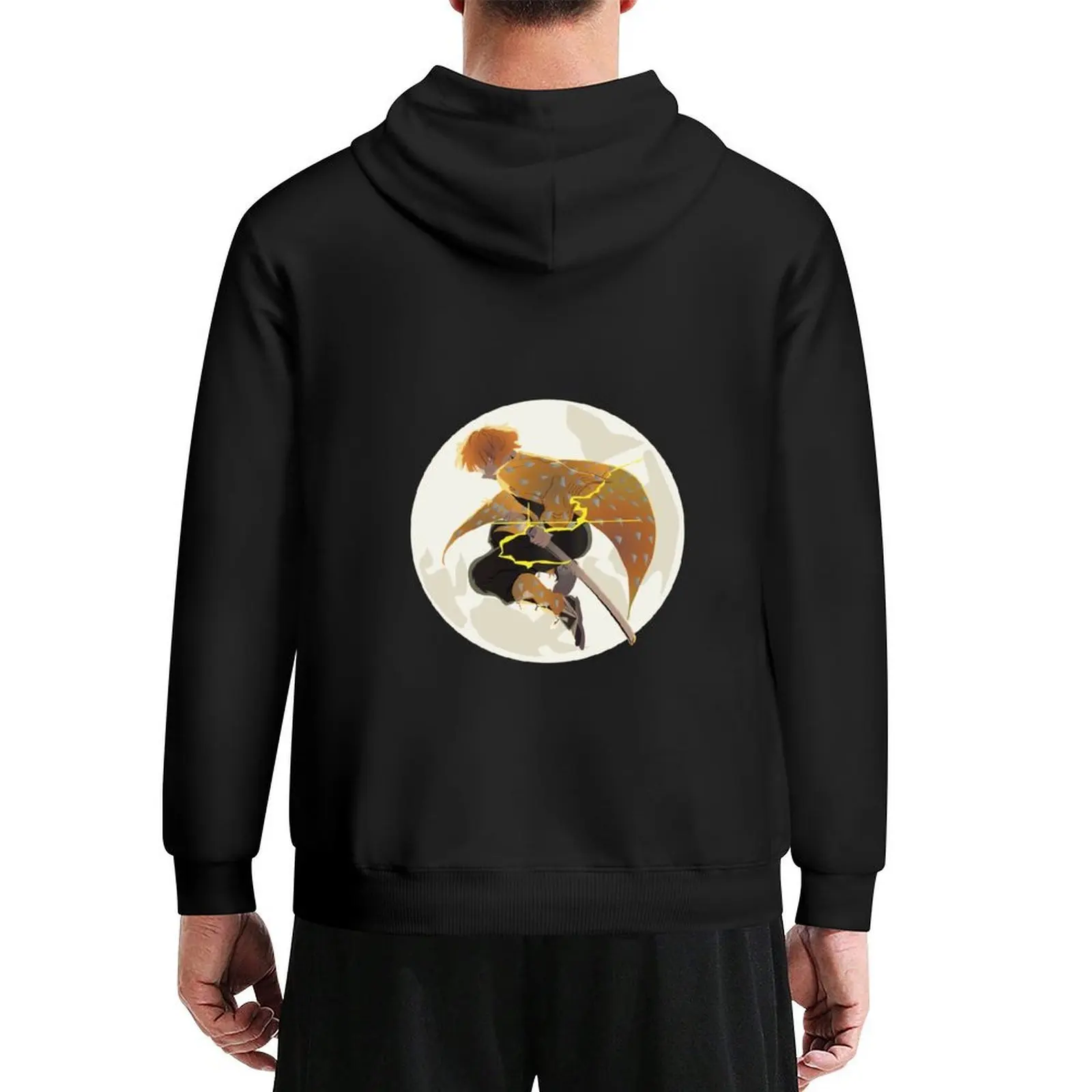 

Thunder breathing Zen (Moon) Hoodie anime clothing korean clothes men clothes korean autumn clothes tracksuit men