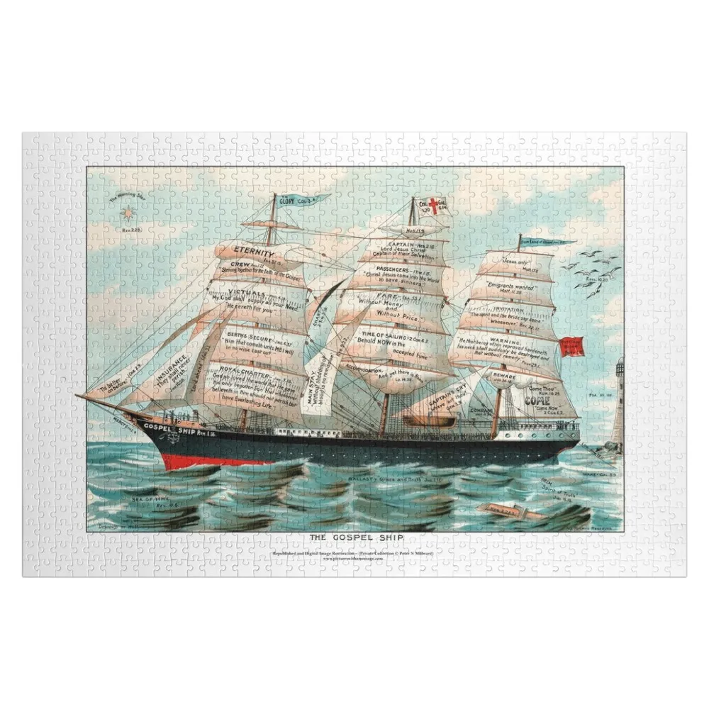 

The Gospel Ship Jigsaw Puzzle Customs With Photo Custom Child Gift Custom Gifts Custom Wood Puzzle