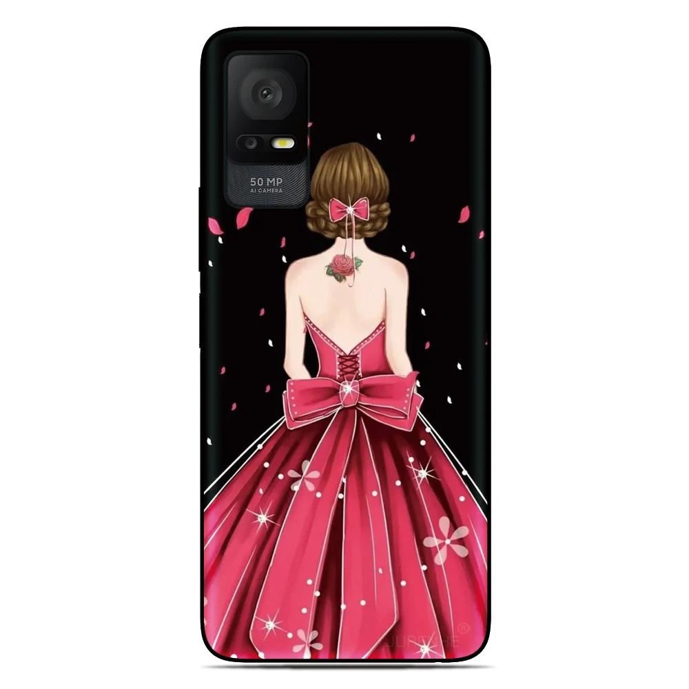 Angel Princess جراب هاتف لـ LG Wing Velvet K22 K61 Q60 K50 K51 K52 K40 Q6 Q7 Stylo 5 6 G8s G8X G6 G7 G8 V50 V60 ThinQ غطاء #4