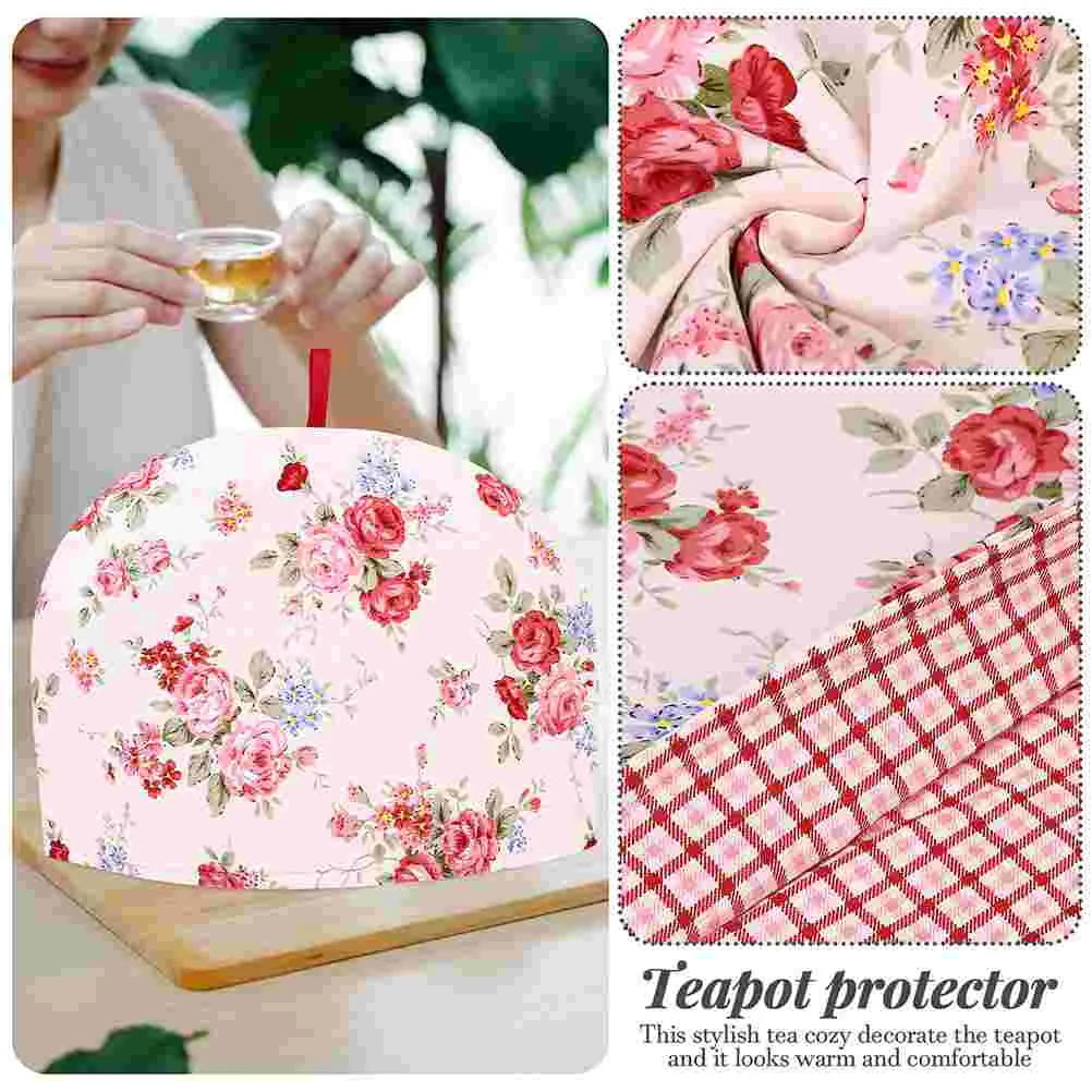 Cubierta aislante para tetera, calentador de hervidor de cocina, decoración Retro acogedora para calentadores, protector para el hogar
