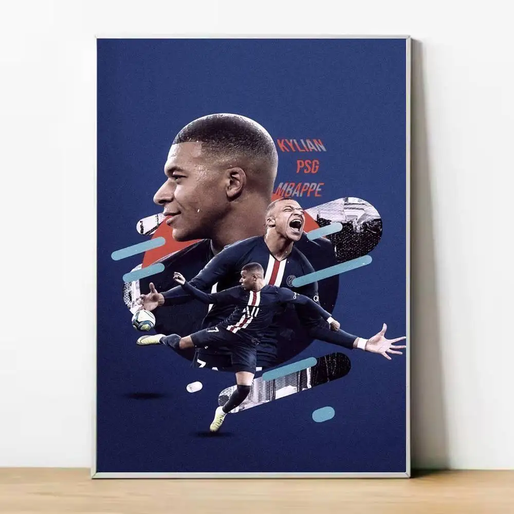 K-Kylian M-Mbappe Pop star  Poster Versatile HD Waterproof Wall Art Self-Adhesive Decor for Any Space Ideal Gift - view 6