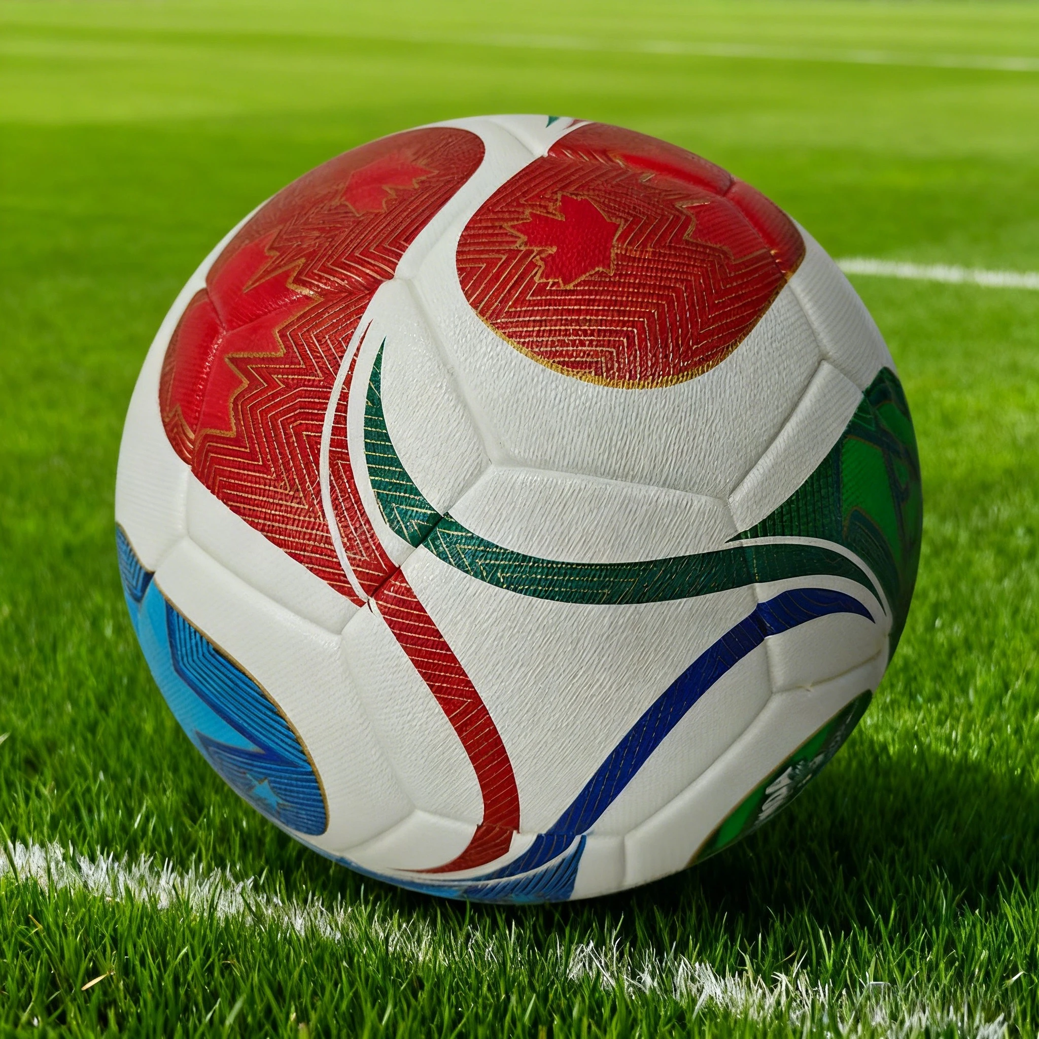 

Новый футбольный мяч 2026 года – Размер 5 – Мягкий на ощупь чехол из ТПУ, прочный бутиловый манеж, для тренировок юношей и взрослых, для игры в помещении и на улице