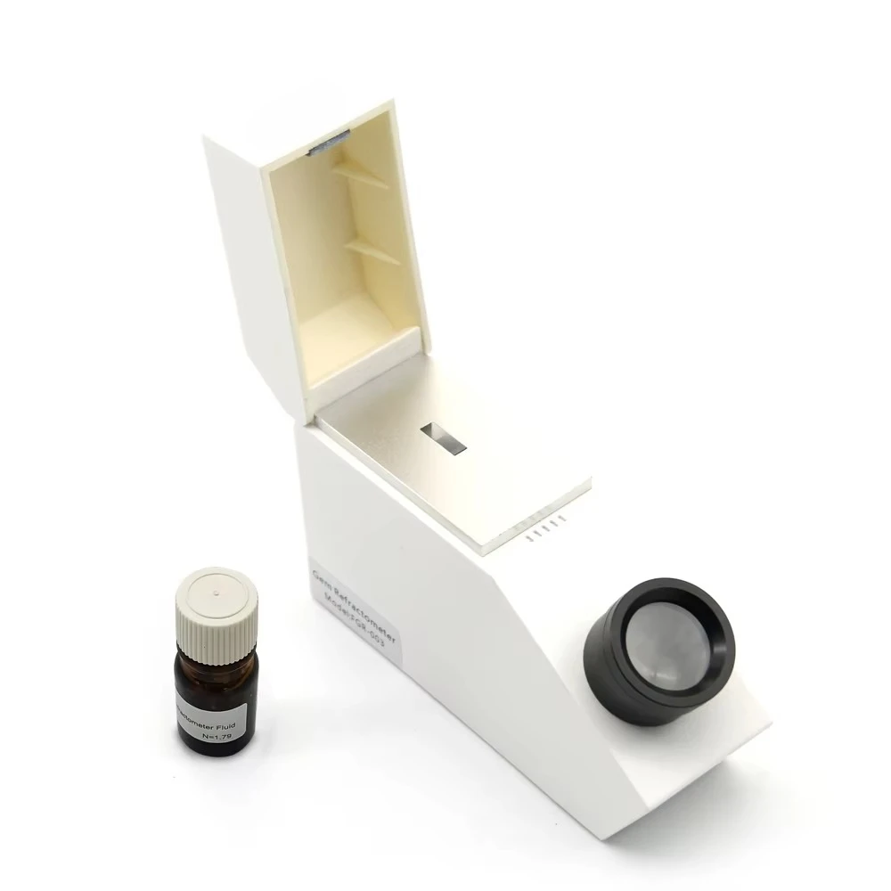 Portable Refractive Index Gemological Instrument With 0.002 Accuracy Testing Scale 1.35-1.85 Gem Refractometer