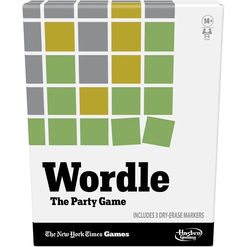 Wordle The Party Game for 2-4 Players Wordle Board Game Inspired by New York Times Games for Ages 14+ Word Games Card Game