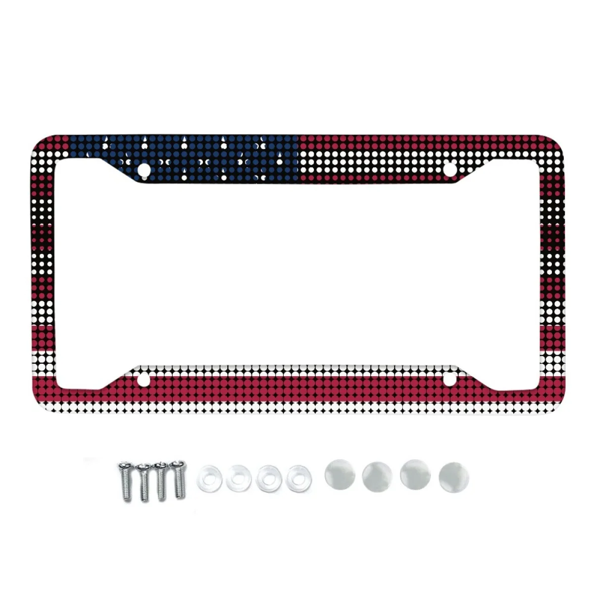 

Stainless steel license plate frame GM American car color license plate frame bracket rust and weather protection frame
