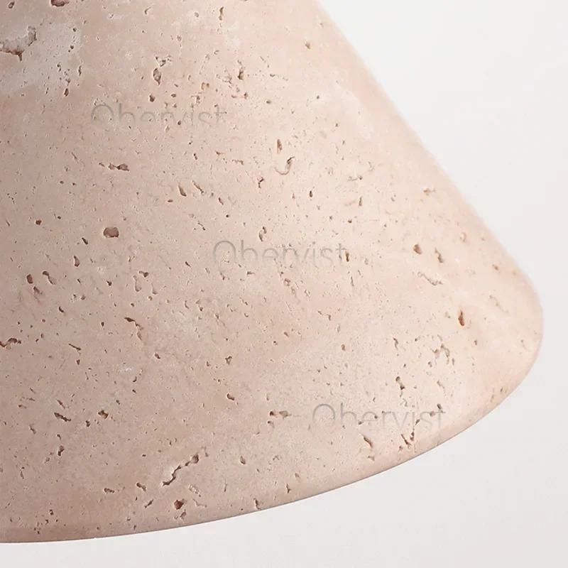 Natural Stone Room Decor Wall Lamp Classical Wall Lights Bedroom Led Sconce Yellow Travertine Home Decorations Lighting Fixtures