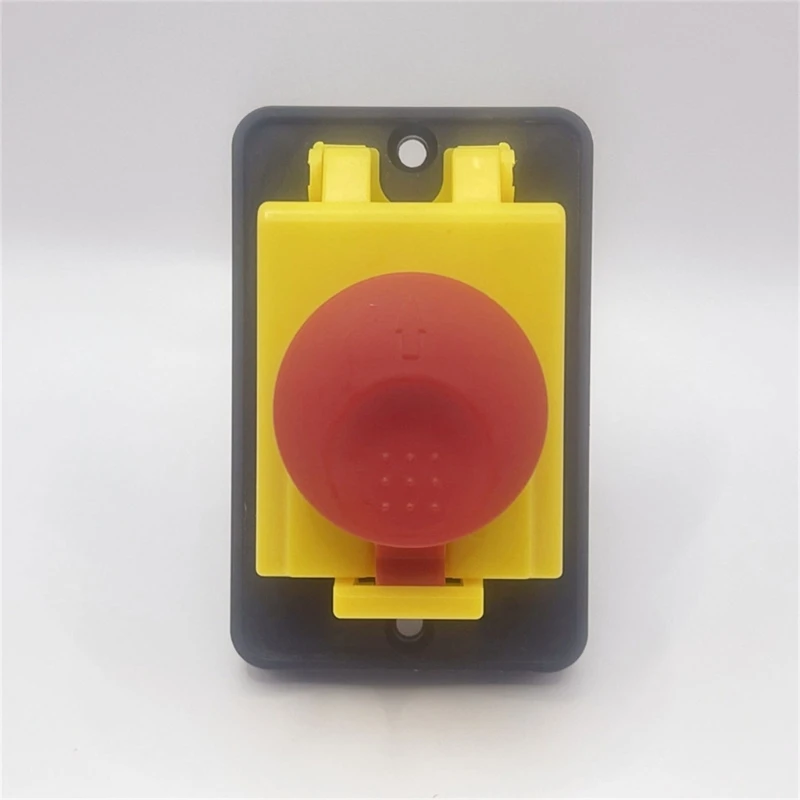 Convenient Electromagnetic Button 4/5 Pin Push Button Protective Electromagnetic Button Microtome Switches for Industry