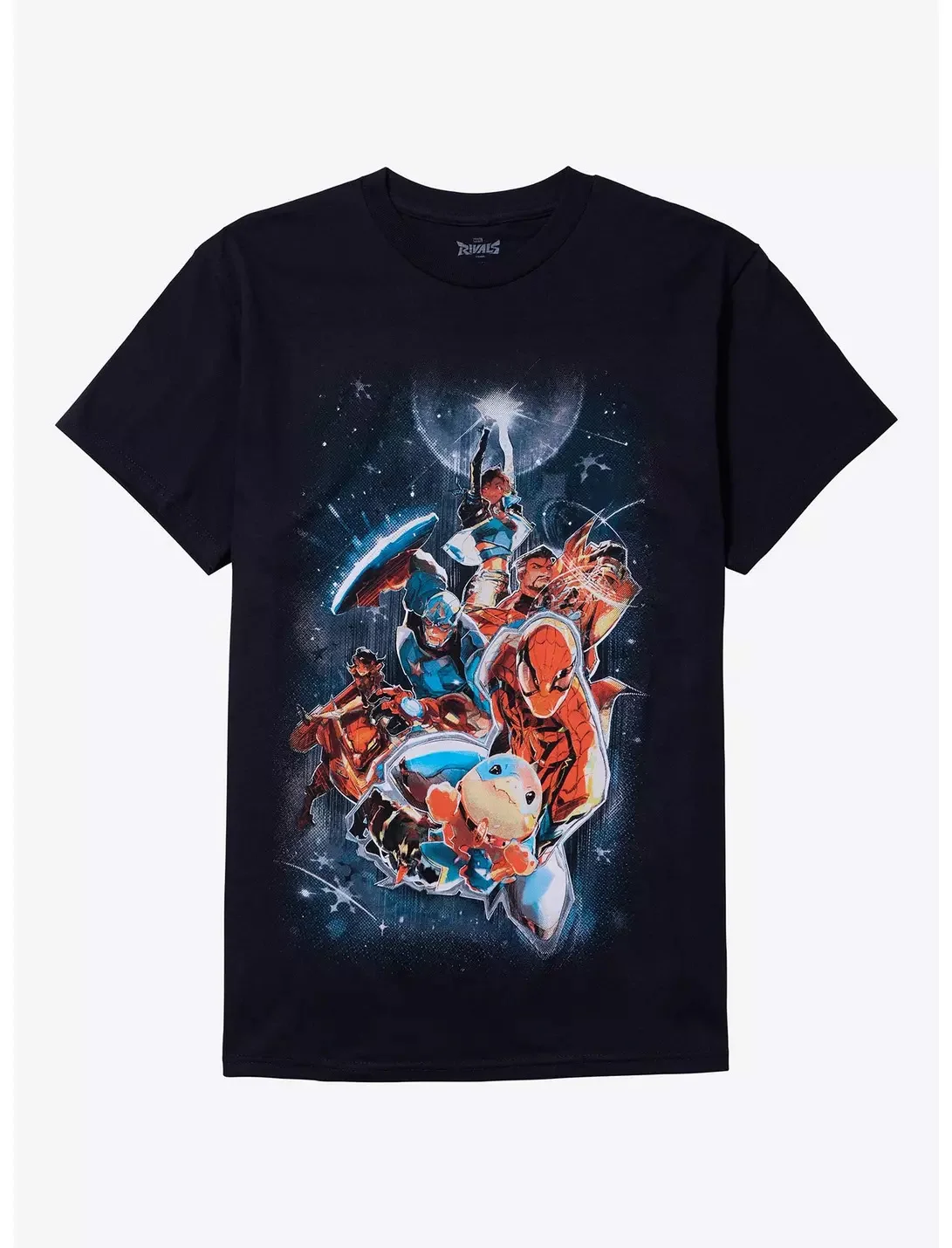 

Marvel Brand New Marvel Rivals Group Land Shark Comic Print High Quality Men's and Women's Short Sleeve Loose Casual T-Shirts