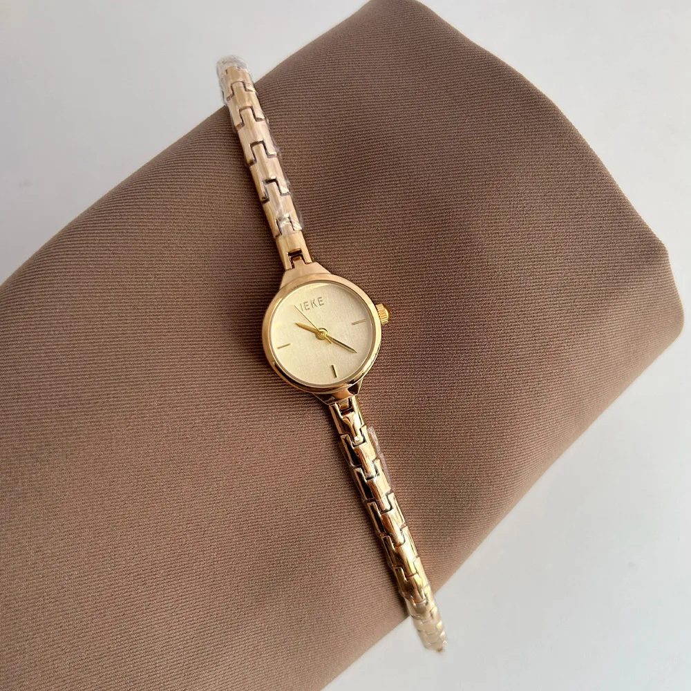 Round Colorful Bracelet Watch For Women, Sophisticated Design, Elegant And Simple, Versatile Quartz Women'S Accessories.
