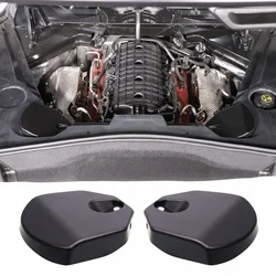 Rear Strut Tower Cover For Chevrolet Corvette C8 Stingray 20-24,ABS Engine Bay Rear Shock Absorbing Tower Protection Panel Cover