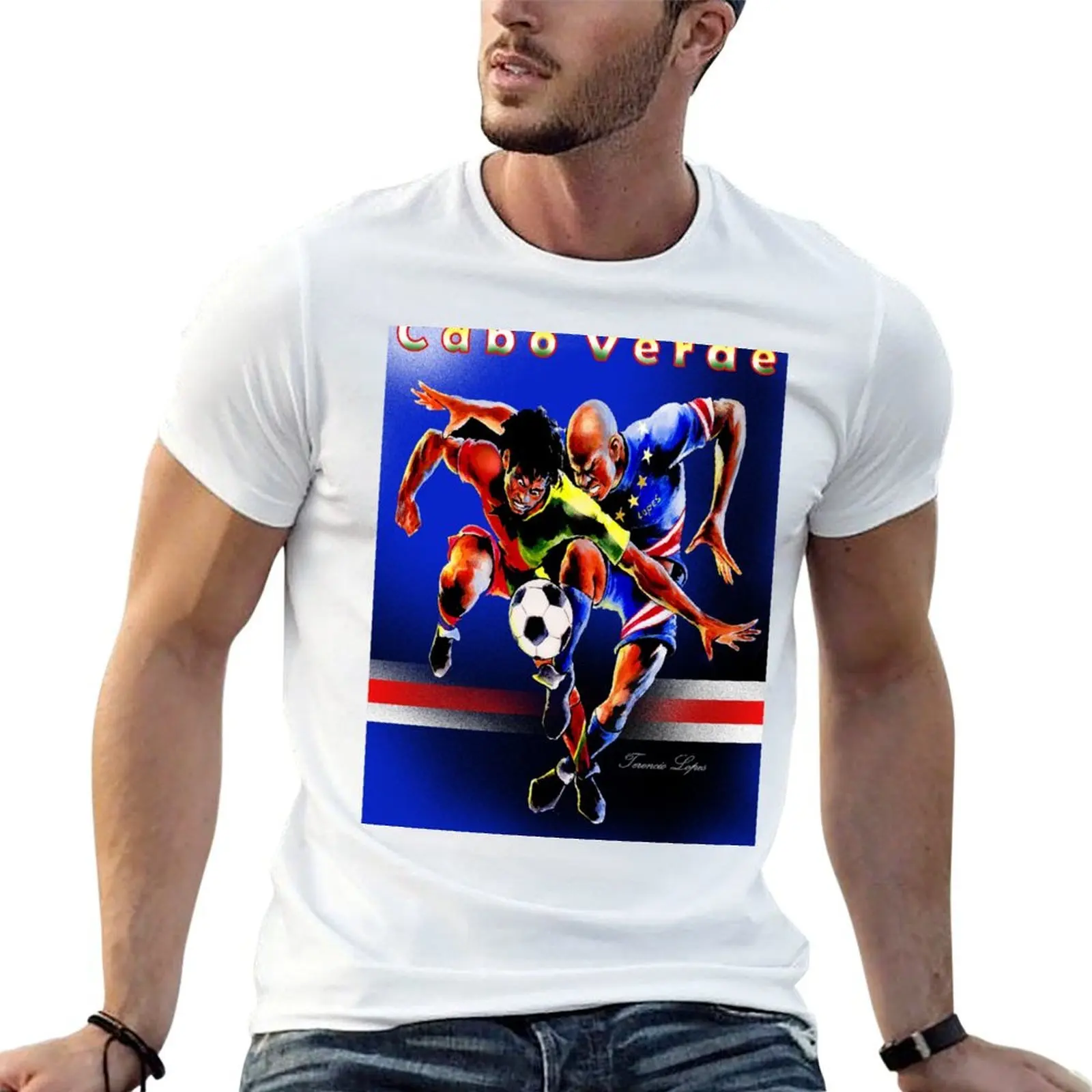 Cape Verdean soccer players T-Shirt for a boy boys animal print mens t shirts
