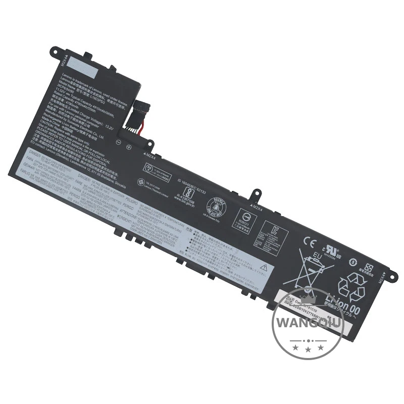 Wangqiu แบตเตอรี่แล็ปท็อปของแท้สำหรับ Lenovo XiaoXin Pro-13 2019 2020 2021 Pro13IML/13S 2019 2020 13ITL L19M3PD3 L19D3PD3