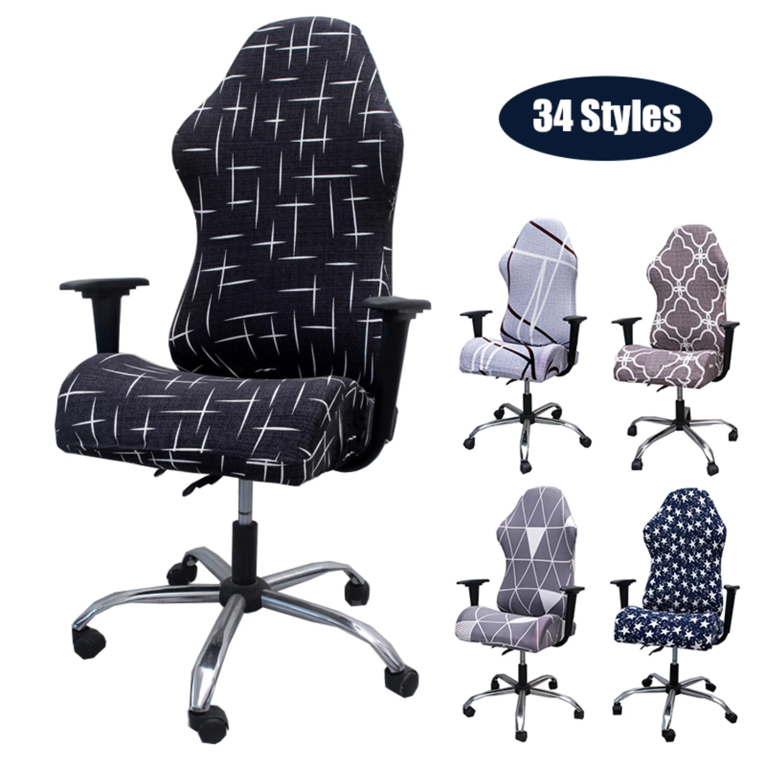 Enhance your gaming experience with this stylish, comfortable and practical protective gaming chair cover. The decorative fabric