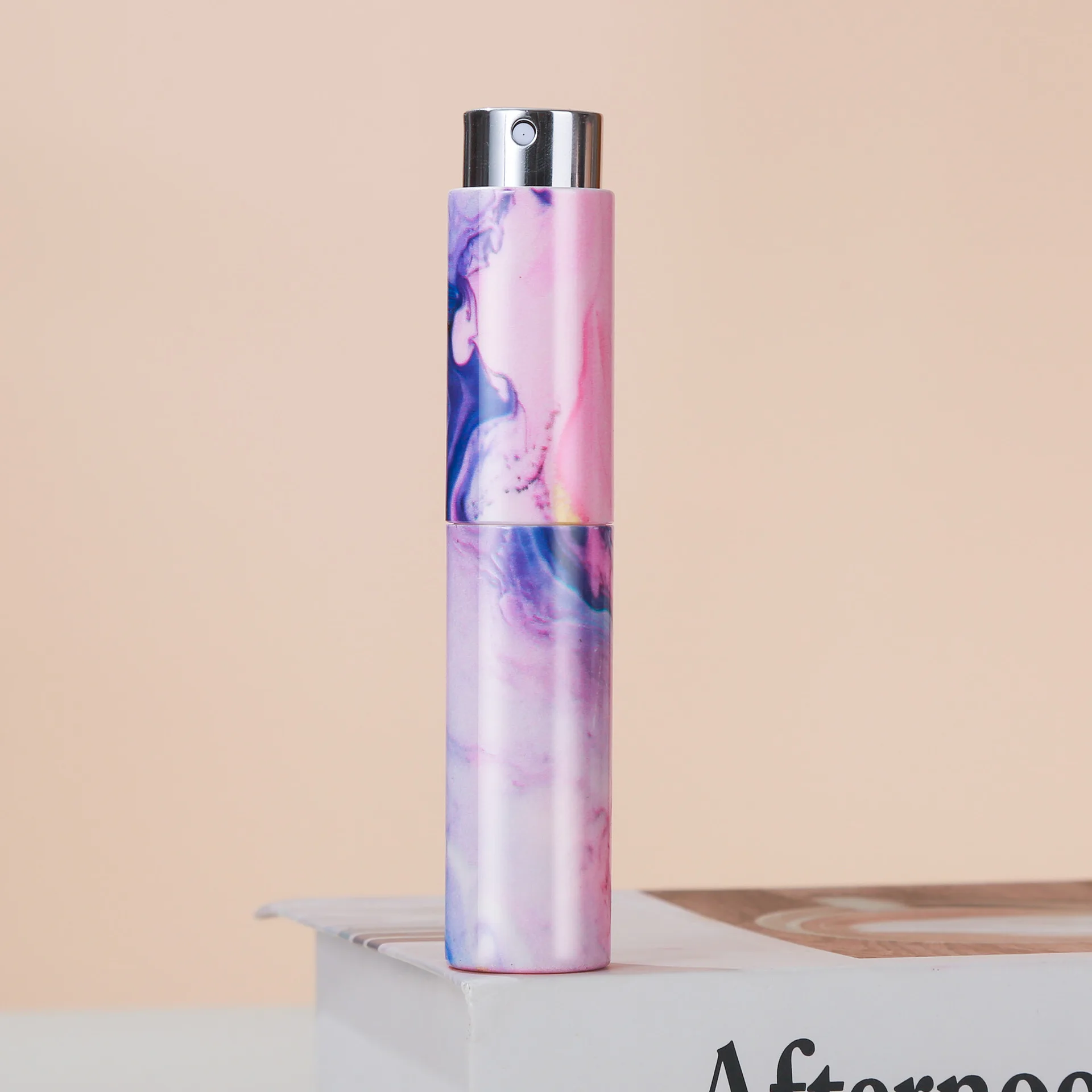 10 ml Bright Series Marmor High-End-Glasparfüm-Unterabfüllung, rotierende Spray, nachfüllbare Flasche