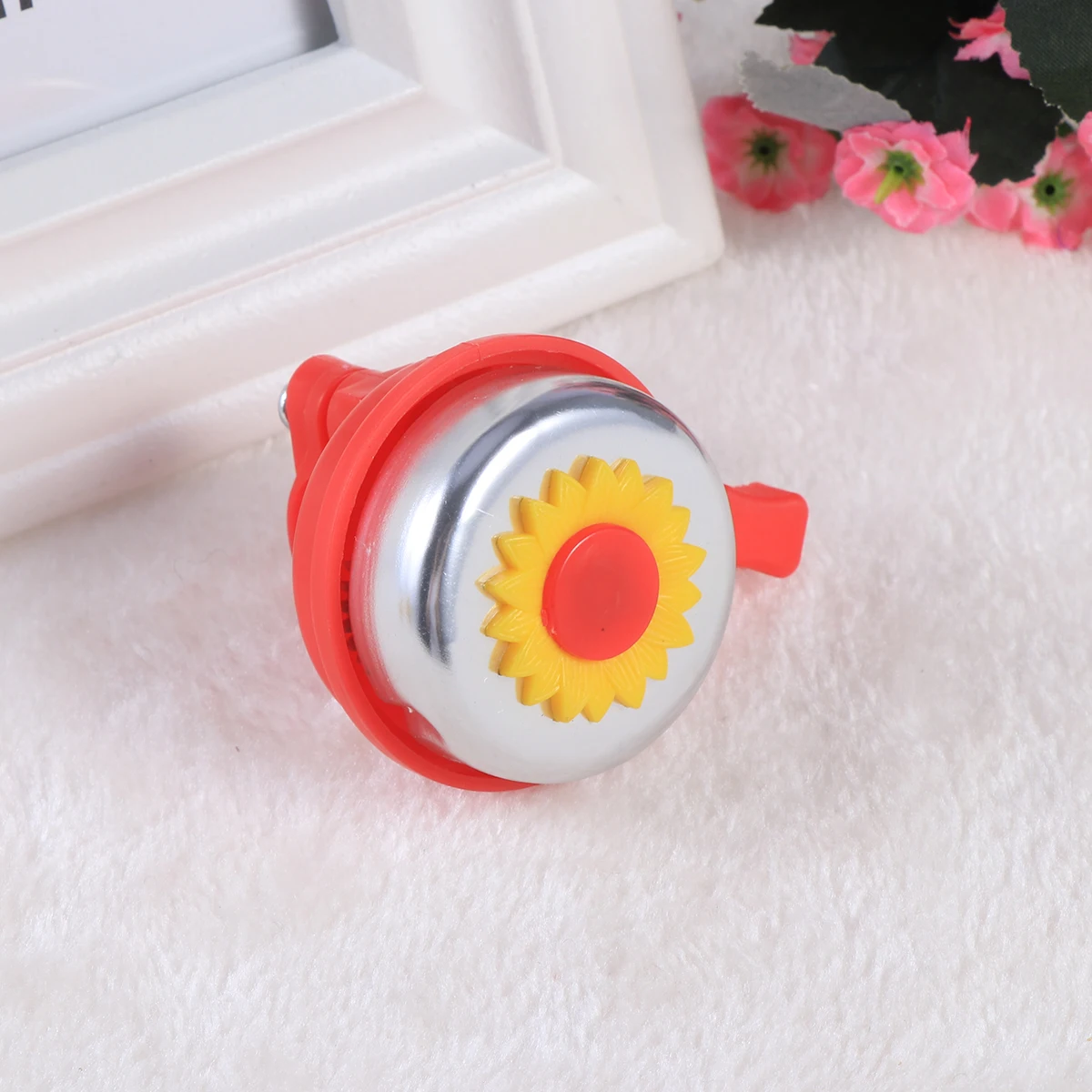 

Cute Bike Pink Handlebar Bell Retro Cycling Bell Loud Ring Horn Universal Bikes Scooters Adorable Design Easy Install Safe