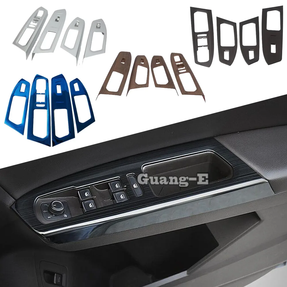 Para VW Volkswagen Teramont Atlas 2017 2018 2019 2020 palo puerta ventana Panel de vidrio tazón manija marco embellecedor reposabrazos pasamanos