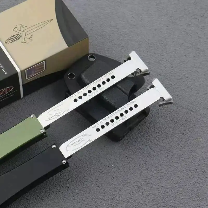 Herramienta EDC de aleación de aluminio multifuncional recta Microtech Dalong