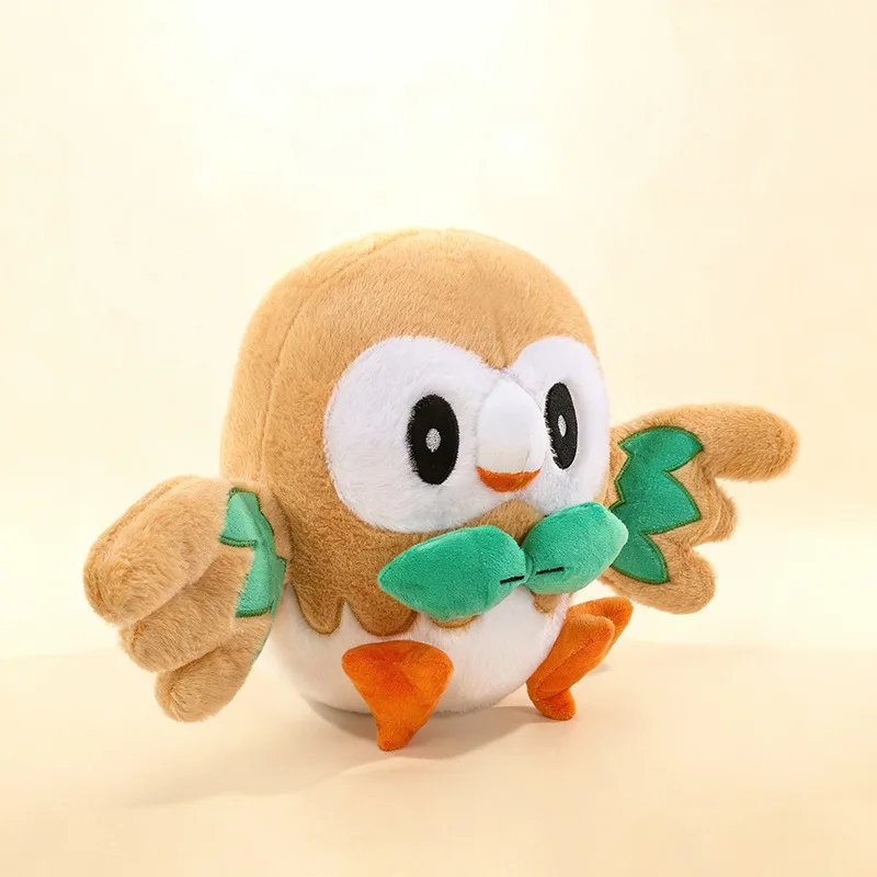 30/40/50CM Duże Pluszaki Pokemon Rowlet, Kreskówkowe Anime Peluche Kawaii, Wygodna Miękka Lalka, Prezent dla Dzieci