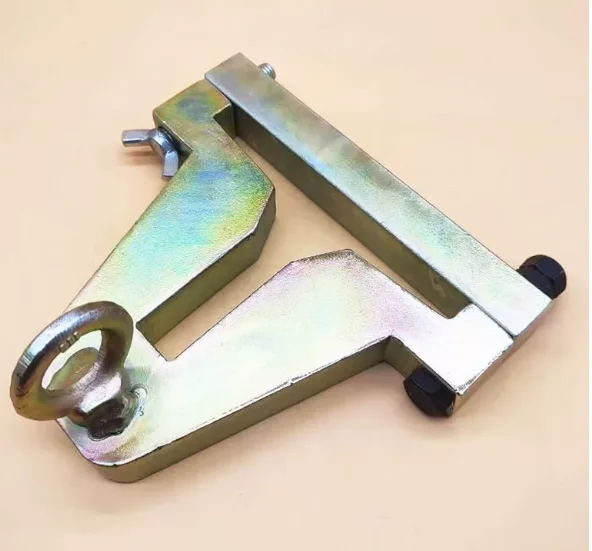 Guide Rail Lifting Clamp, Elevator Track Installation Tool, Professional Hoist for Rail Alignment