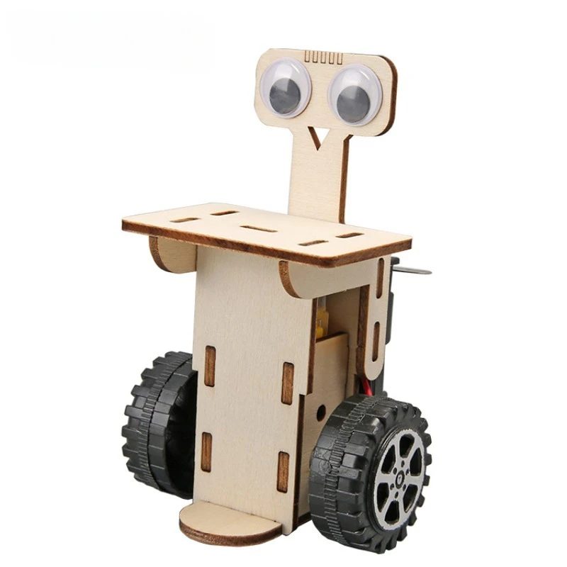 DIY Food Delivery Robot Model Kids Science Experiment Kit Handmade Assembly Toy Intelligent Mechanical Principle STEM Education