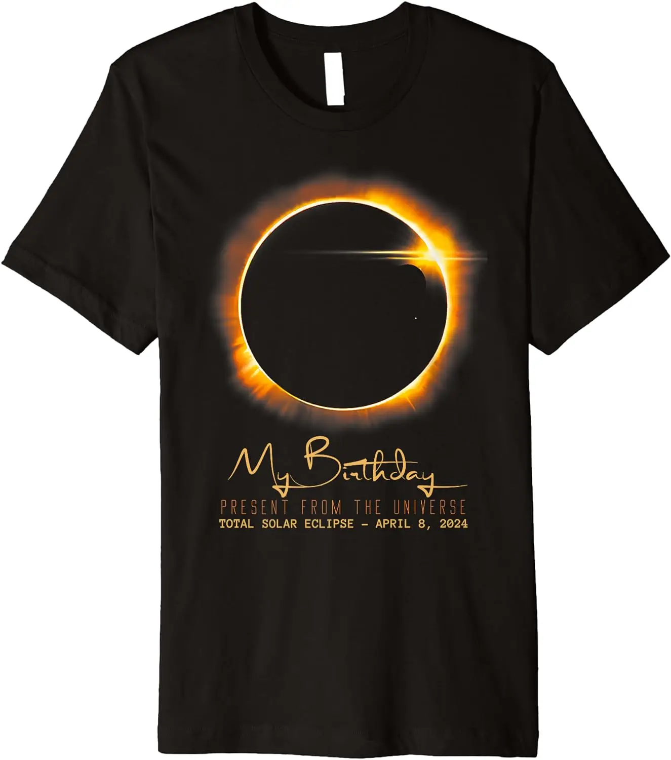 

Birthday Solar Eclipse 2024 April 8 Total Eclipse Premium T-Shirt