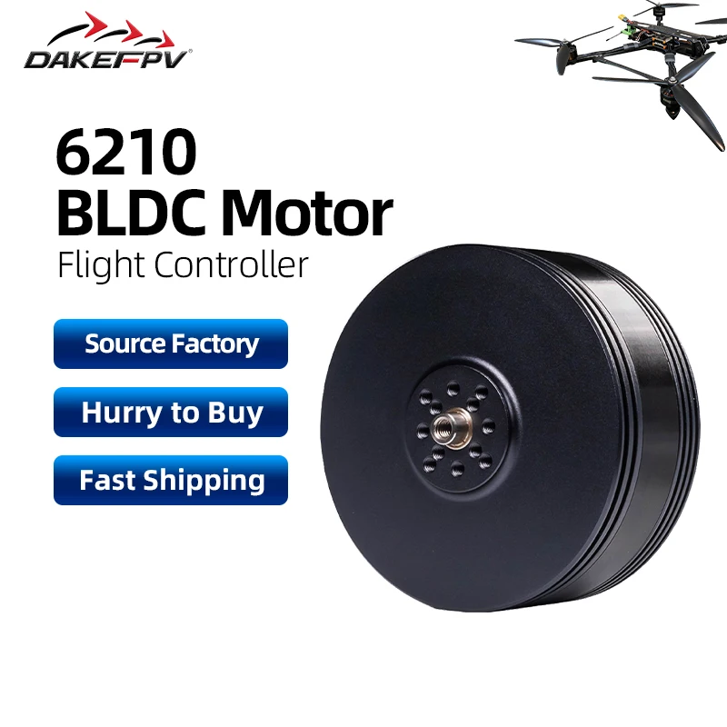 6210 RC Brushless Motor 180KV FPV  Anti-Vibration Base 8 Inch Props Cinematic Freestyle Quadcopters DIY Plastic Metal