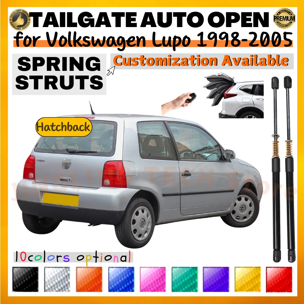 

Qty(2) Trunk Struts with Spring for Volkswagen Lupo Hatchback 1998-2005 Rear Tailgate Boot Lift Supports Shock Absorbers Dampers