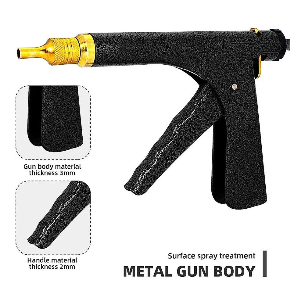 Auto Motorrad Fahrrad Tubeless Reifen Reparatur Punktion Professionelle Reparatur Kit Vakuum Reifen Reparatur Pistole Auto Luft Undicht Rad Reifen Kit – Detail 9