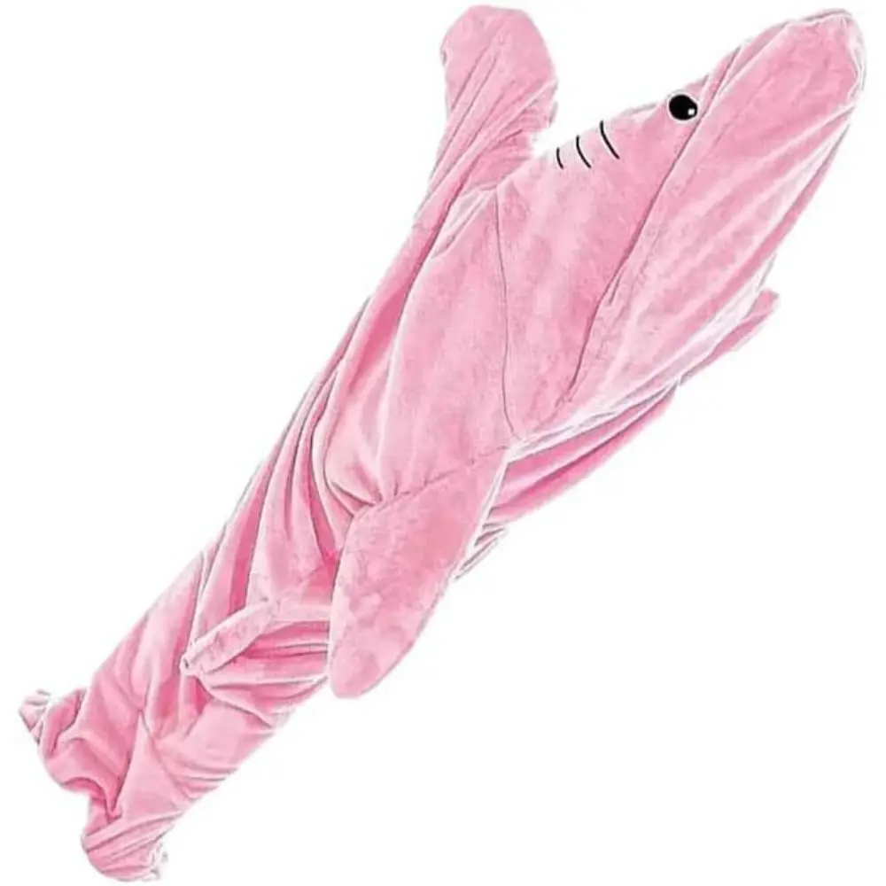 Tubarão dos desenhos animados pijamas siameses com capuz grosso quente pelúcia tubarão pijamas engraçado cosplay traje inverno bodysuit pijamas cosplay