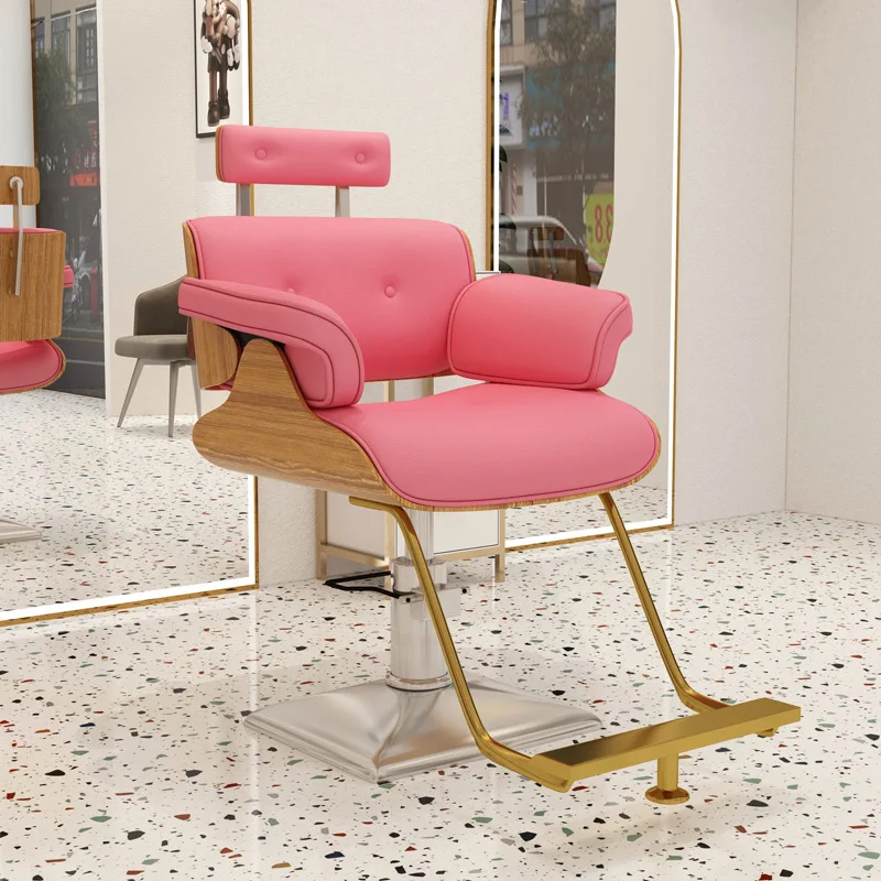Internet celebrity hair salon special liftable rotating salon perm, dye and cut hair seat