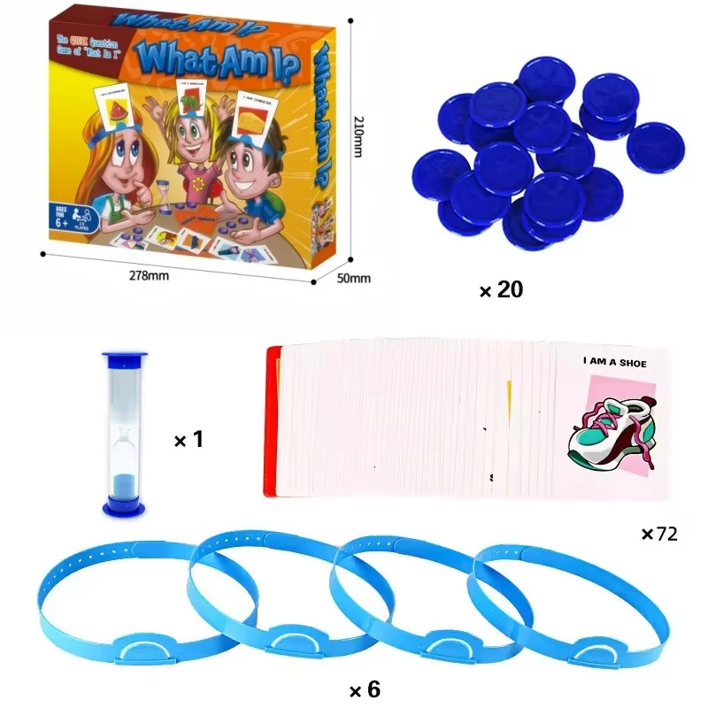 Guess Who I Am Game, Family Party Fun Card Board Game, Parent-Child Interactive Educational Toy Gift - view 6