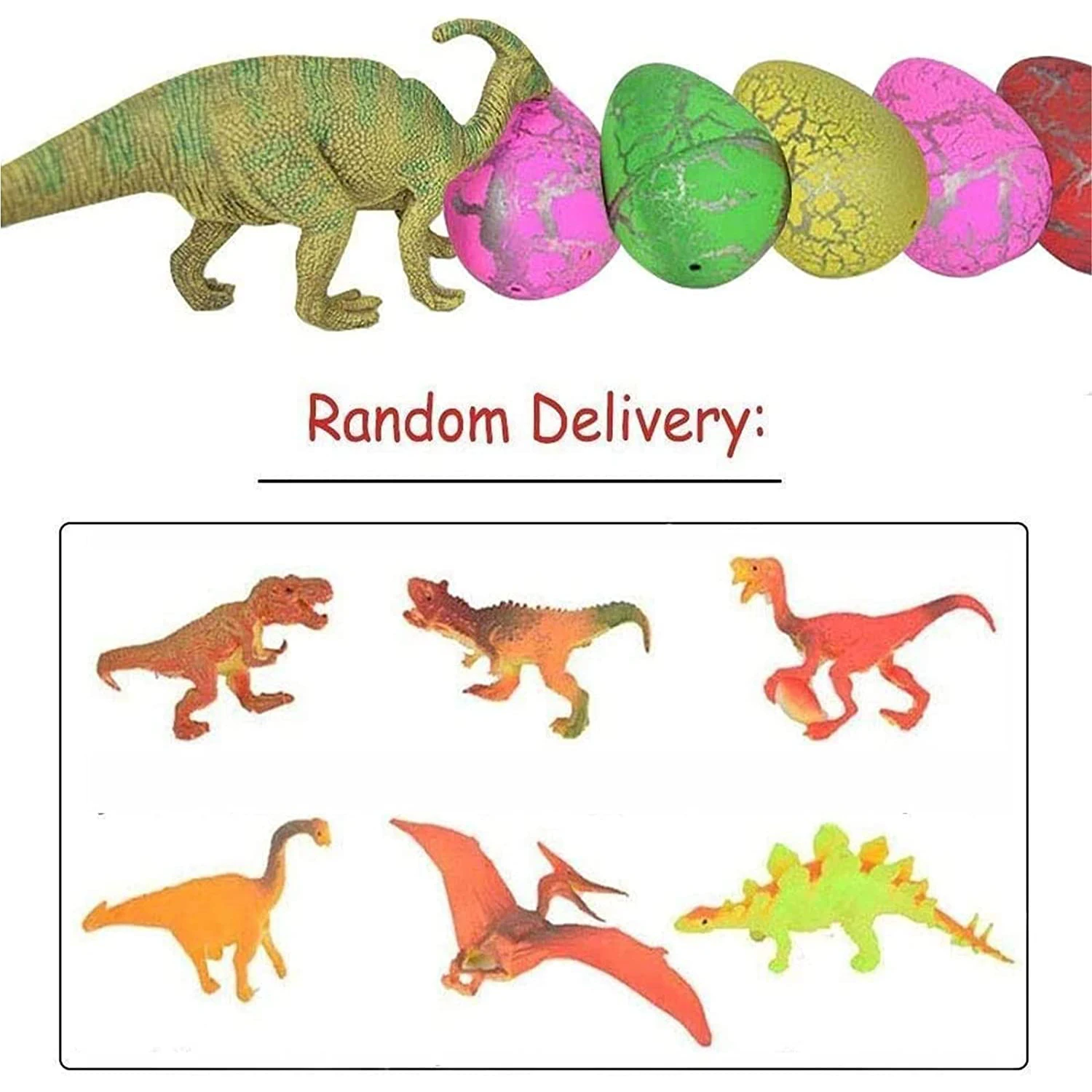 Dinosaur egg toys that hatch and grow in water, as a favorite game item for holiday parties, set of 60