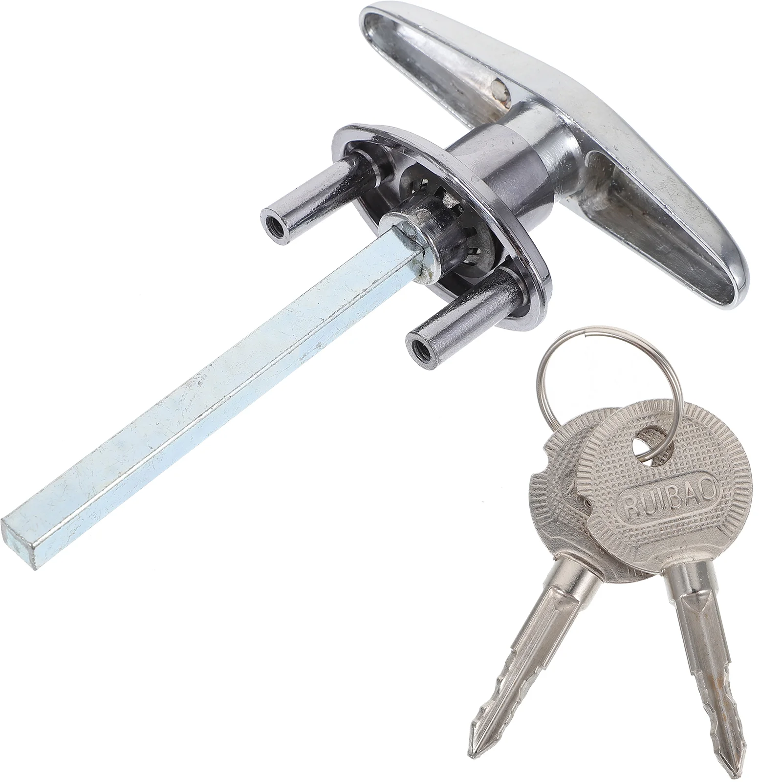 

Flap Door Lock Knob Garage Hardware Kit Box Replacement Handle Steel Wire with Locking T-Handles
