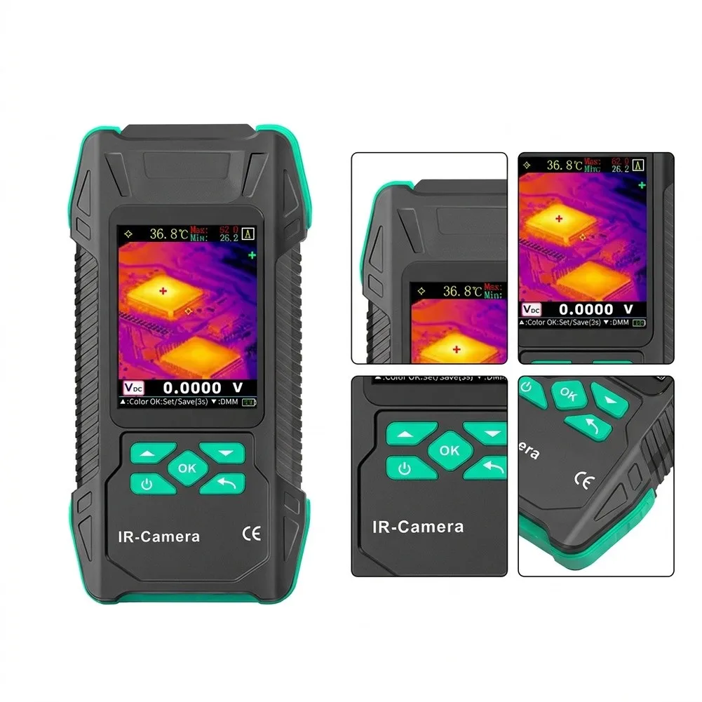 Thermal Imaging Camera 320x240 Color Touchscreen With Detachable M Lens Multi Language Interface USB Data Transfer PC