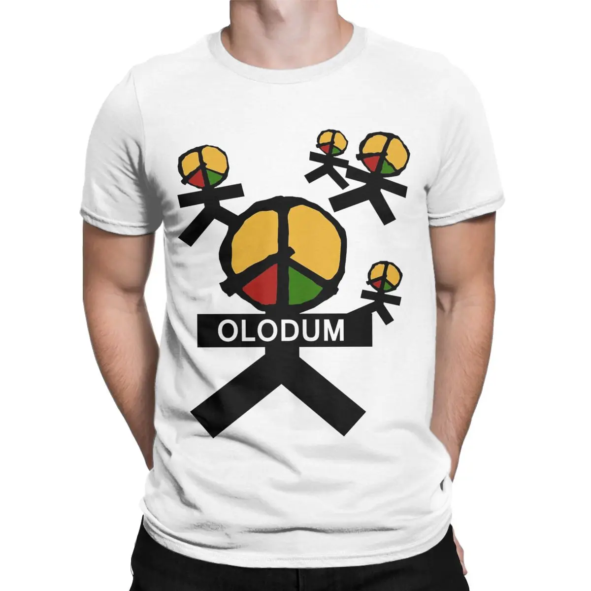 Olodum T-Shirts for Men Amazing Pure Cotton Tee Shirt Round Neck Short Sleeve T Shirts Gift Idea Clothes