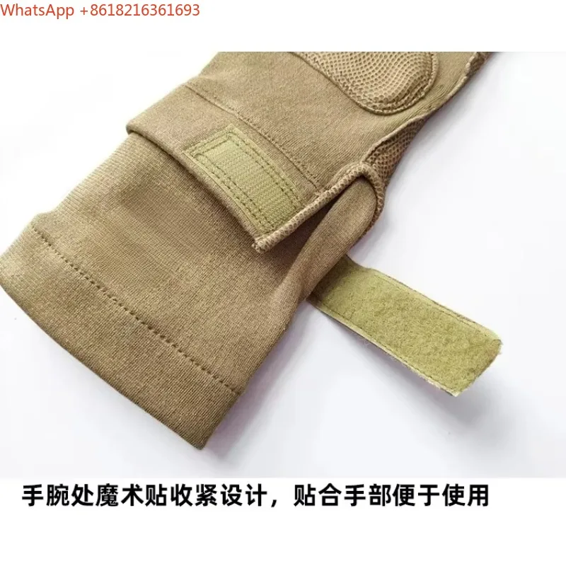 Limited Offer Tactical Gloves Full Finger Flame Retardant Wear-resistant Outdoor Riding Military Fan Combat Leather Gloves