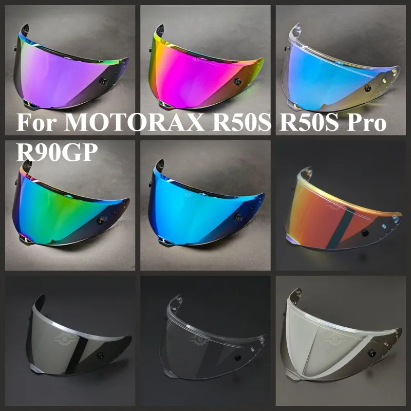 R50S Visor for MOTORAX R50S Pro R90GP Helmet Lens Anti Fog High Impact Protection UV Cut Durable High Strength