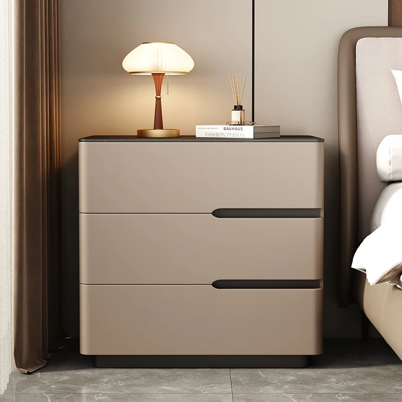

Bedroom Mobile Nightstand Cabinets Drawers Luxury Storage Bedside Table Filing Cabinets Organizer Criado Mudo Trendy Furniture