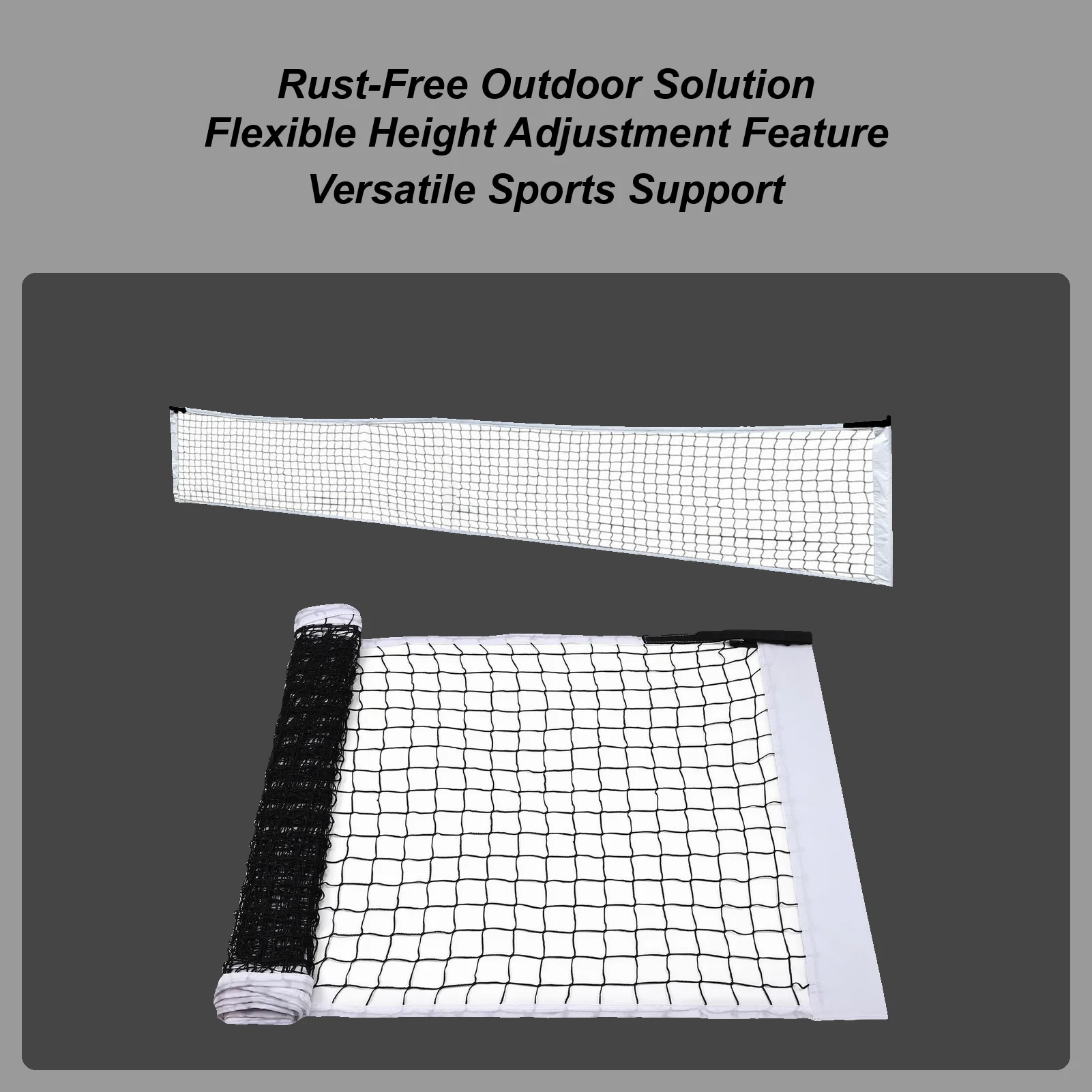 

Регулируемая тренировочная сетка для пиклбола, сетка для пиклбола Dink для тренировок по высоте, спортивное игровое тренировочное оборудование для тренажерного зала, двора, пляжа