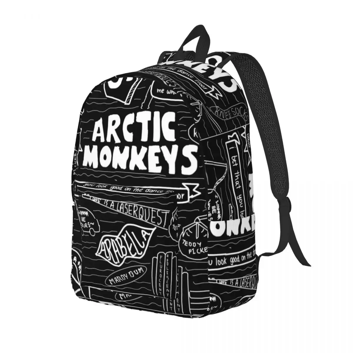 Arctic Monkeys Rock Band Album Backpack for Kindergarten Primary School Student Bookbag Boy Girl Kids Daypack Hiking