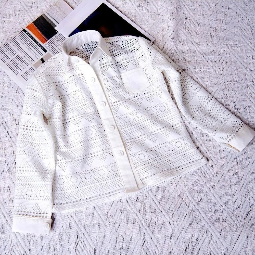 เสื้อผ้าตุ๊กตาใหม่ ขนาด 1/4 1/3 สำหรับตุ๊กตา BJD ชาย ขนาด 45/75 ซม. เสื้อแขนยาวแบบโปร่ง สำหรับแต่งตัว ของเล่นเสริมบ้านตุ๊กตา ไม่มีตุ๊กตา