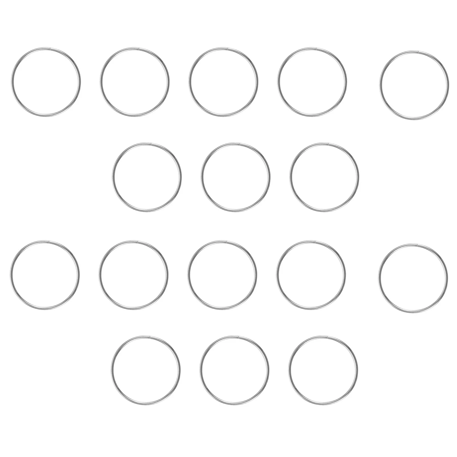 

100 шт. соединительных колец из нержавеющей стали для люстр, премиум-класса, нержавеющие, восьмиугольные, разъемные, для хрустальных подвесных светильников, DIY Sun