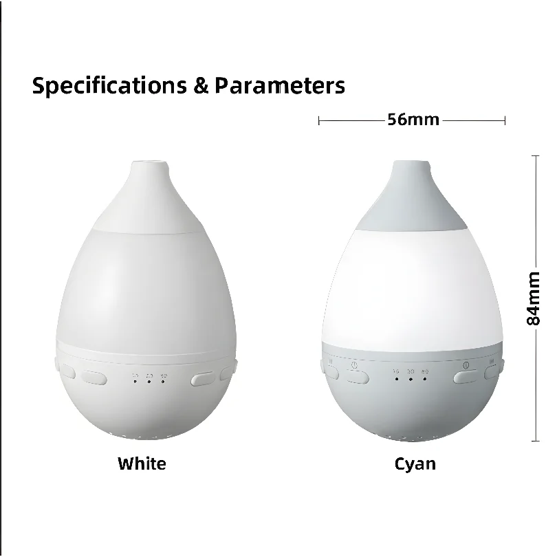 New Water Drop White Noise Sleep Device with Breathing Ambient Light, Music, and Smart Timer